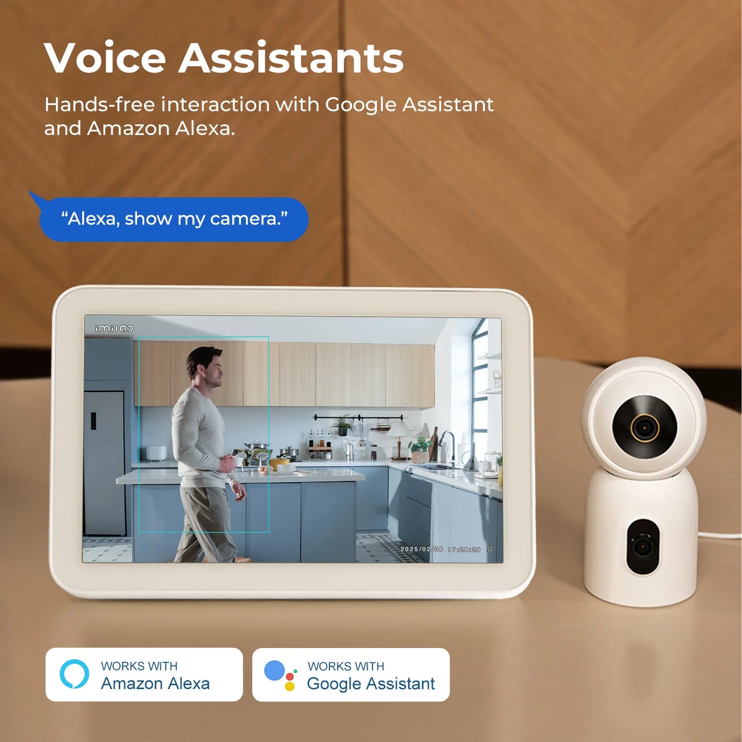 IMILAB C30 Dual 10MP Baby Monitor Smart IP Camera with AI Detection Human Tarcking Color Night Vision Compatible Xiaomi APP