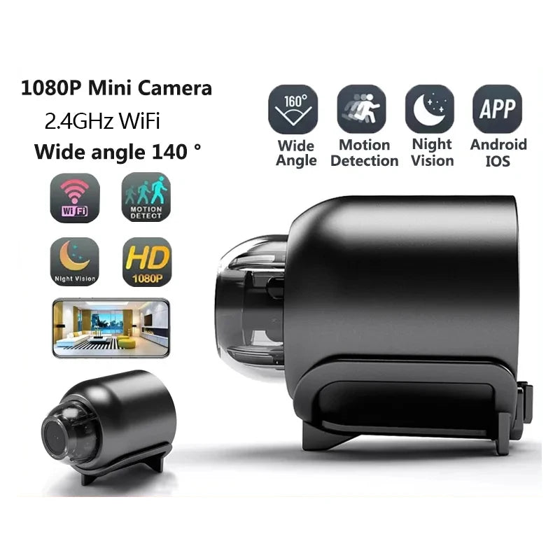 X5 WiFi Webcam 1080P HD Indoor Security IP Camera IR Night-vision Video Recorder Anti-theft Remote Monitor usb camera