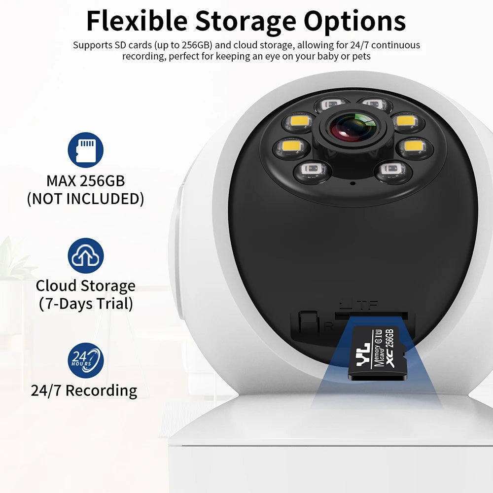 Vstarcam Indoor Security Camera 360 Degree Coverage 1080P Night Vision