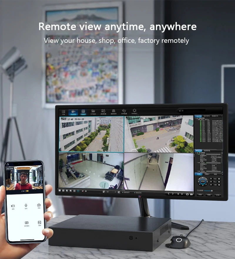 SmartCnet Tuya Onvif 8 Channel NVR H265 Surveillance Recorder