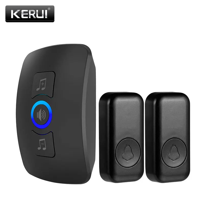 Wireless Doorbell with Button Door Bell for Smart Home Security 500ft Remote Cordless 60 Chimes 433MHZ 5 Levels Volume