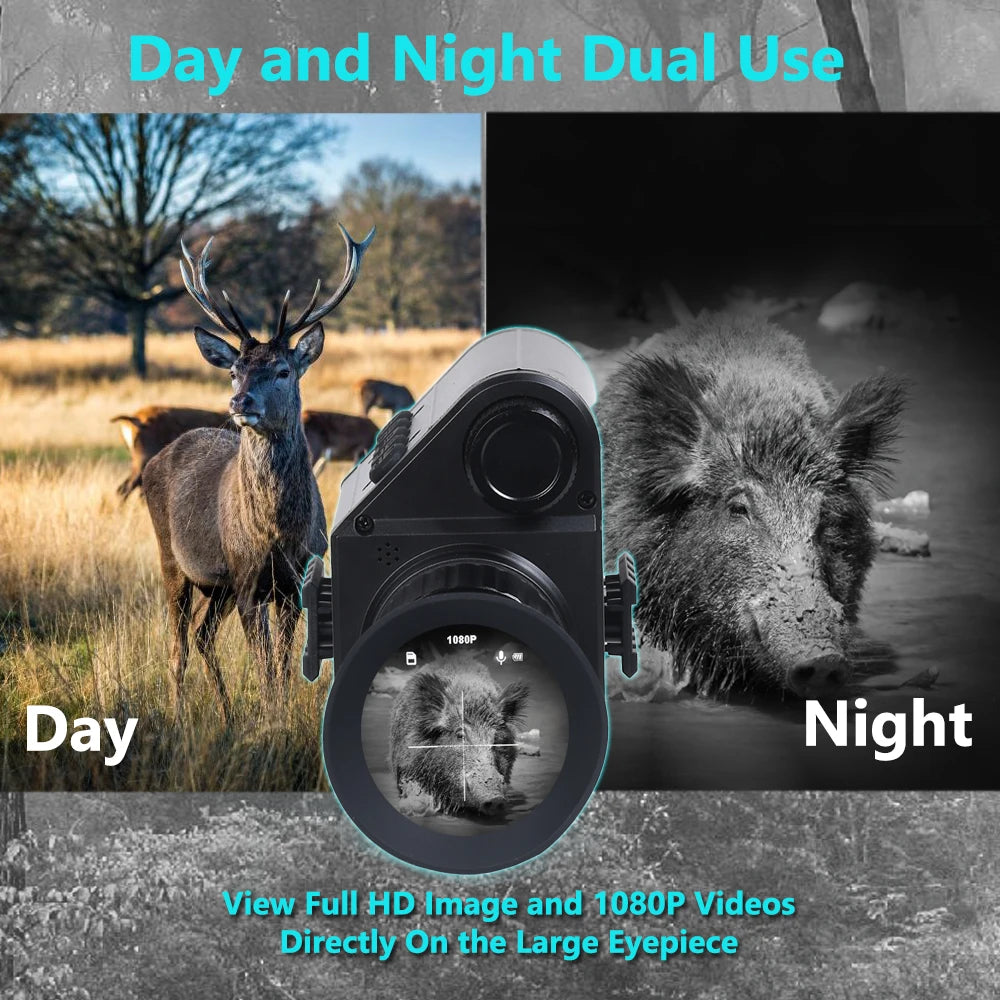 Tensdarcam Megaorei M5 Hunting Monocular 1080P IR 850nm Day Night
