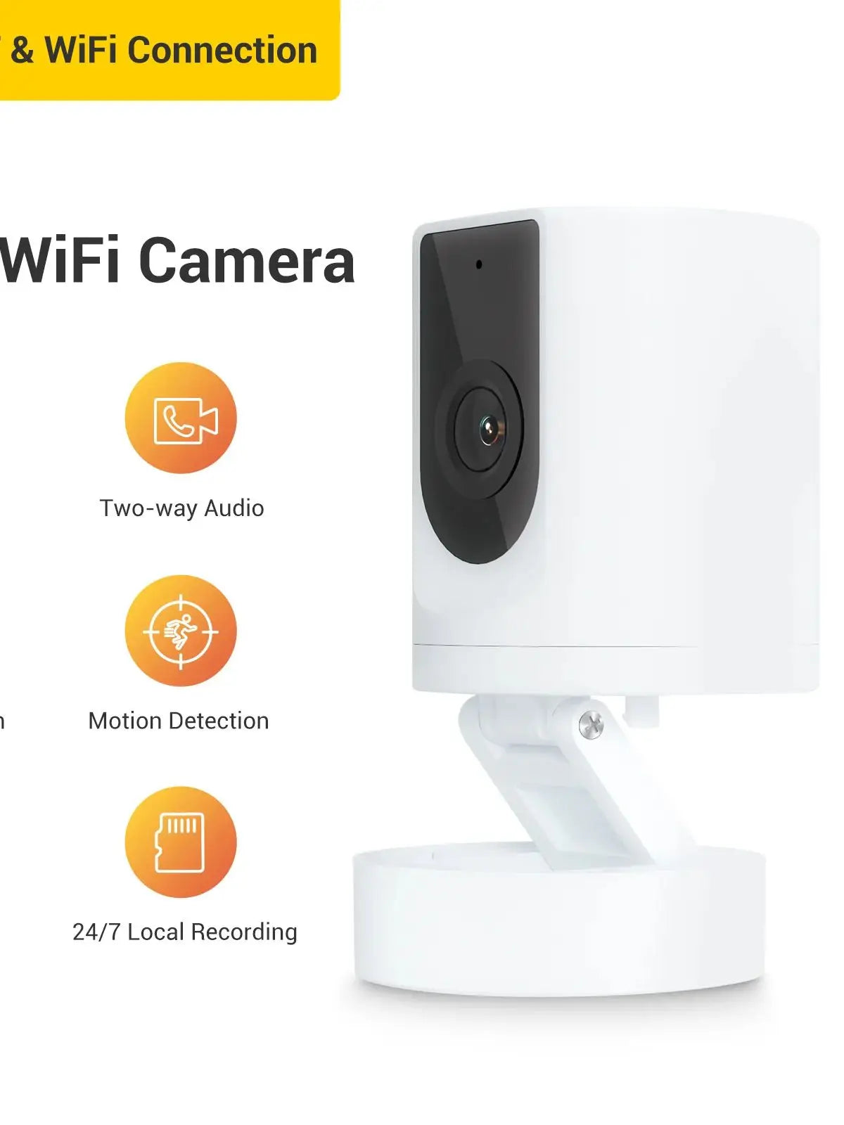 BoyKeep Indoor Security Baby Camera  Home Security Wifi 1080P Pet Dog 2-Way Talk Camera with Phone App Motion Detection  K11