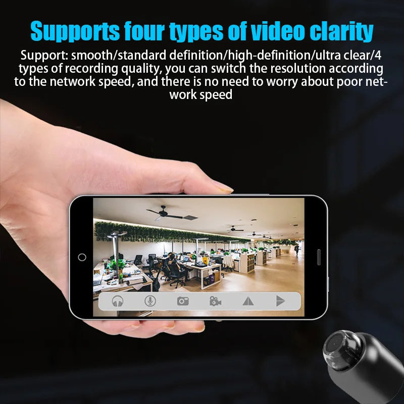 Mini Camera 1080P Clear Night Vision Lightweight Portable Premium Cams Motion Detection Wireless Surveillance Protection Camera boblov m5 spider cam mini camara ip wifi