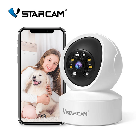 Vstarcam Indoor Security Camera 360 Degree Coverage 1080P Night Vision