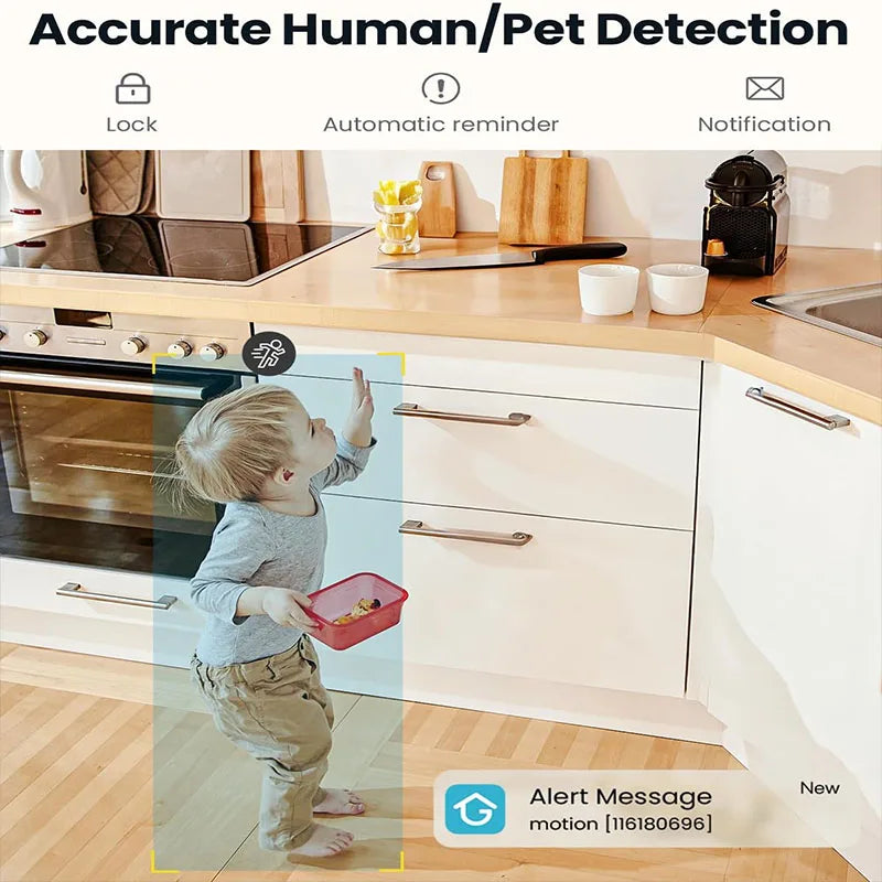 ieGeek 5MP Indoor Home Security Camera with 2.4/5GHz, WiFi Smart Pet Camera with App,Plug-In Night Vision, 360°PTZ, Two-way Talk