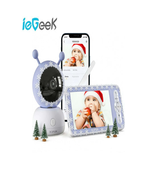 BOIFUN Baby Monitor With 1080P WiFi, App, Motion Tracking
