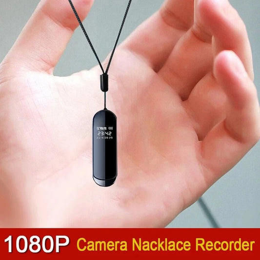 AEVYVKV 1080P Necklace Action Camera With 160 Degree Wide View