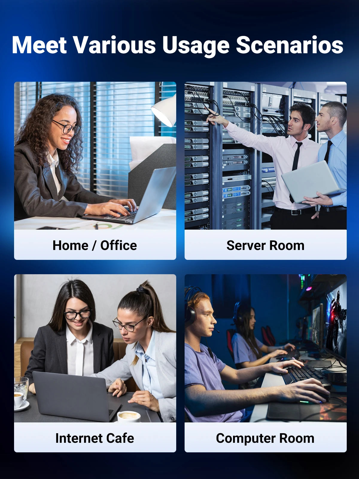 UGREEN CAT 8 Ethernet Cable High Speed Braided 40Gbps 2000Mhz Network Lan Cord RJ45 Shielded Indoor for Router PC PS5 Modem Xbox