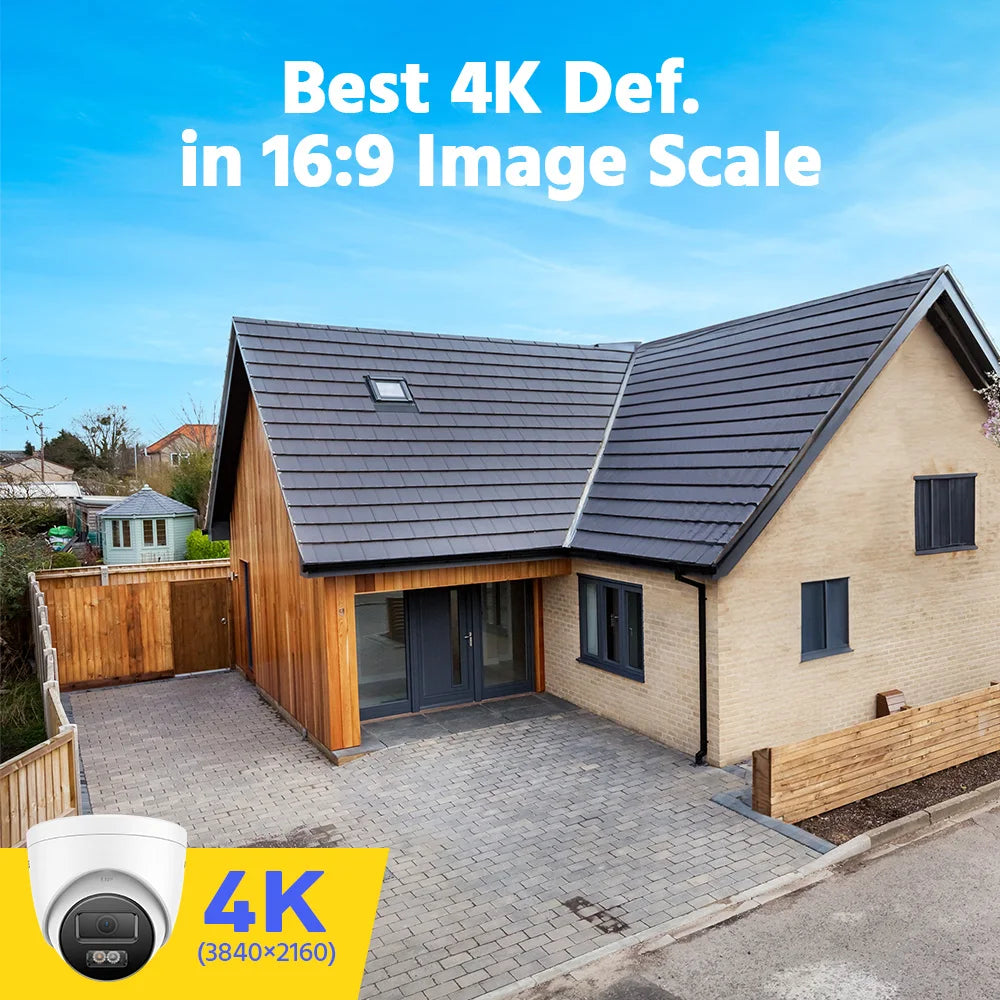 ANNKE 4K PoE IP Camera With AI Motion Detection Microphone