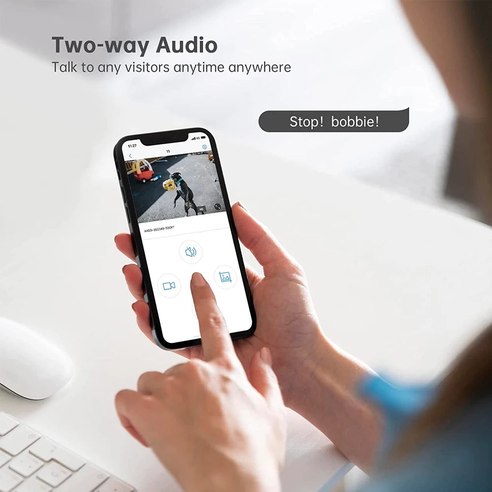 Tuya Smart Life 5MP Indoor WiFi PTZ Camera, 360° Auto Tracking Baby Monitor, One-touch Call Two Way Talk, Color Night Vision Remote Access Surveillance Cam, Clearance Sale