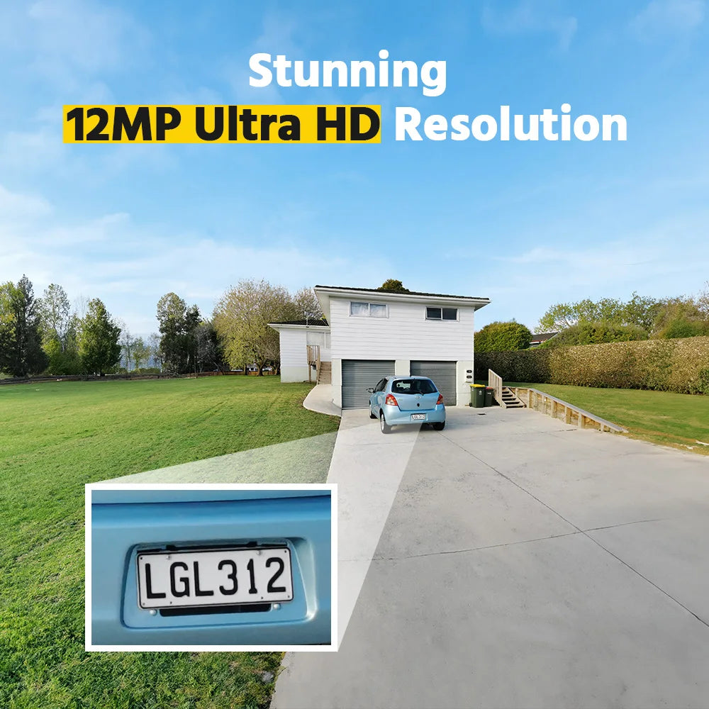 ANNKE 8/16 Channel 12MP PoE NVR Video Surveillance Recorder