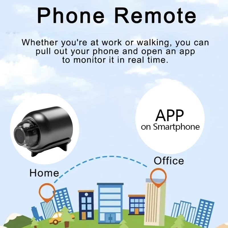 X5 WiFi Webcam 1080P HD Indoor Security IP Camera IR Night-vision Video Recorder Anti-theft Remote Monitor usb camera