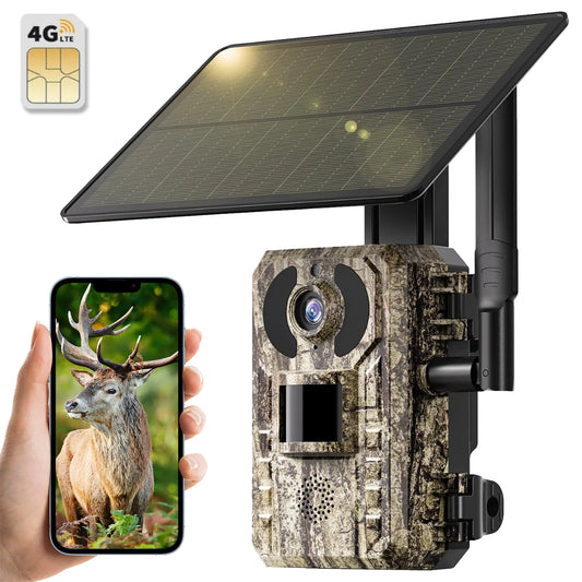 4G LTE Cellular Trail Camera With Live Streaming 2K