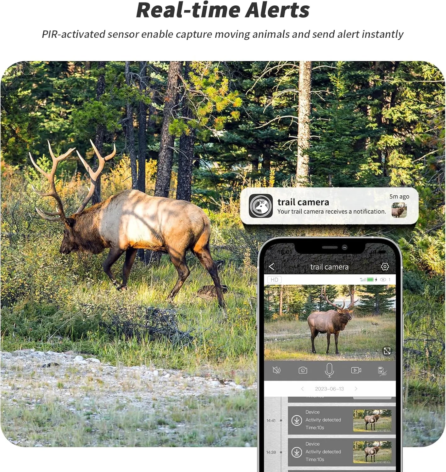4G LTE Cellular Trail Camera With Live Streaming 2K