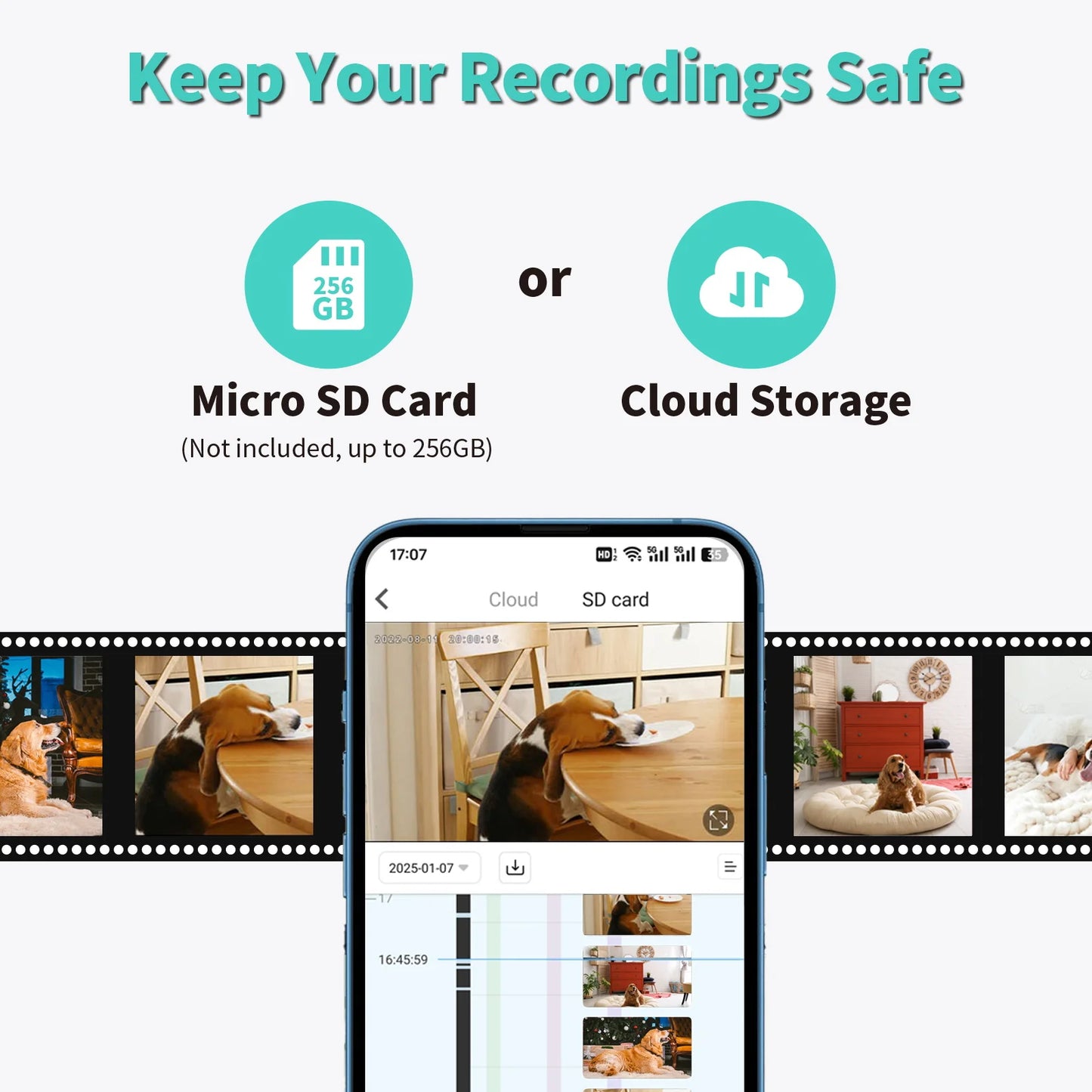 Smart 3MP HD Indoor Home Security Camera for Baby/Elder/Pet/Nanny,With Real-time APP Alert,2-Way Audio,Human body detection