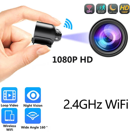 X5 WiFi Webcam 1080P HD Indoor Security IP Camera IR Night-vision Video Recorder Anti-theft Remote Monitor usb camera