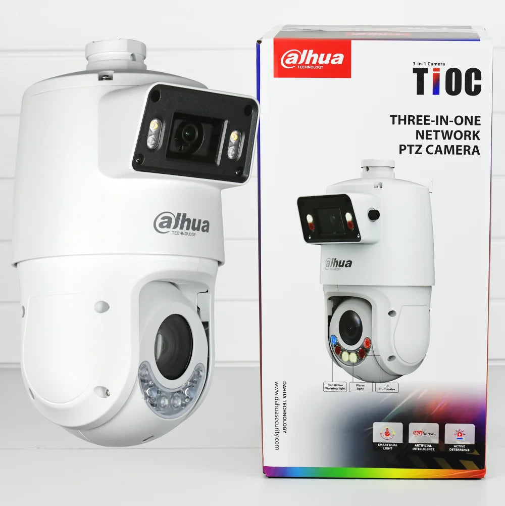 Dahua Original X-Spans 4MP+4MP 25x TiOC WizSense Network PTZ Camera SDT4E425-4F-GB-A-PV1 Auto tracking 2 way audio