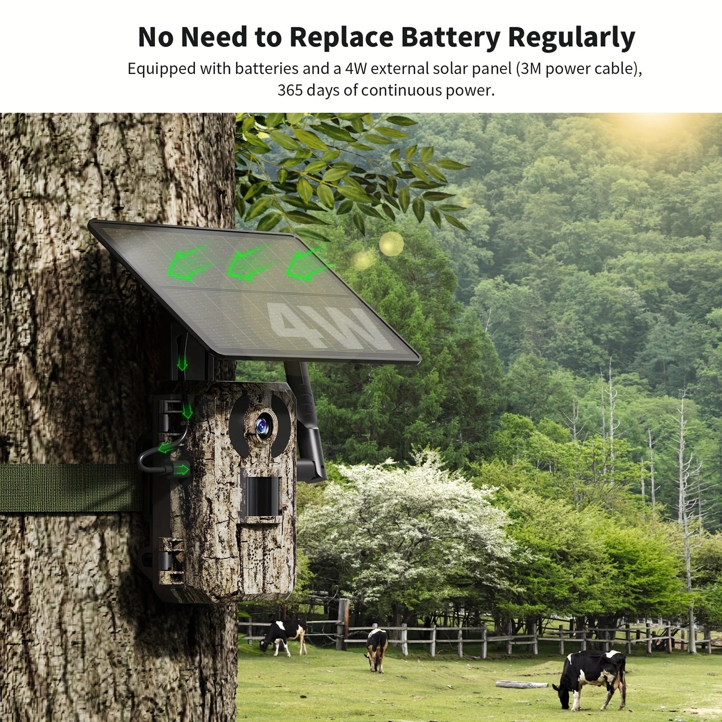 4G LTE Cellular Trail Camera With Live Streaming 2K
