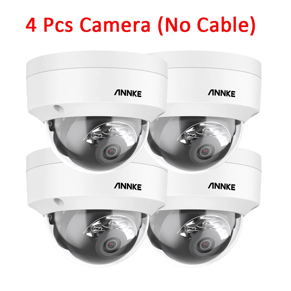 Annke 4K POE IP Camera 265+ Motion 2.0 Built-in Microphone 4MM Lens 8MP smart Dual Light Human Vehicle Detection Security Camera
