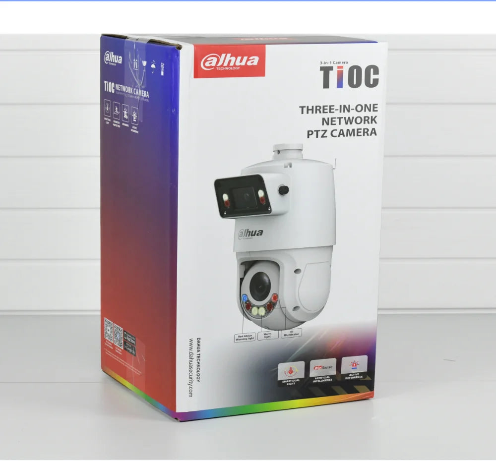 Dahua Original X-Spans 4MP+4MP 25x TiOC WizSense Network PTZ Camera SDT4E425-4F-GB-A-PV1 Auto tracking 2 way audio
