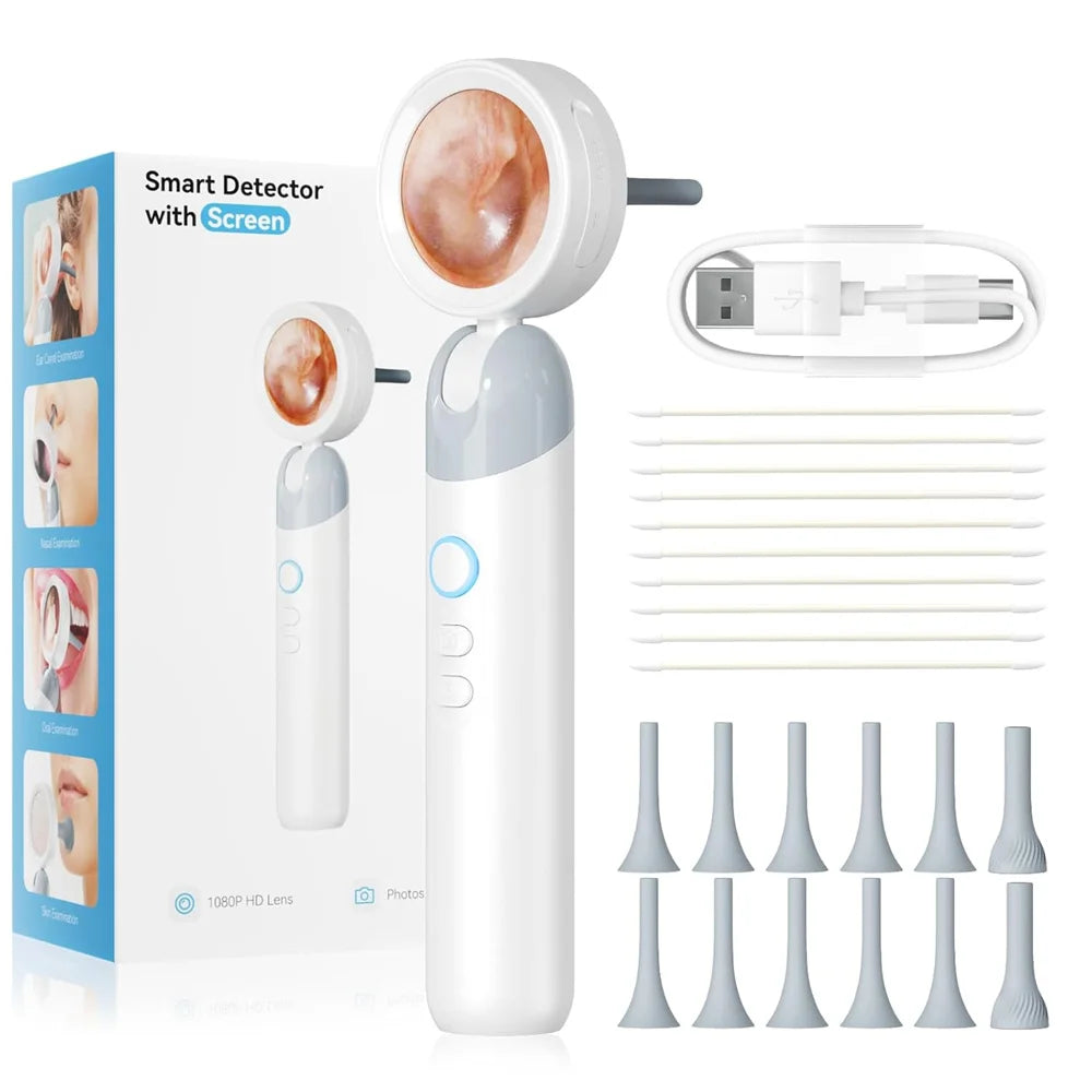 INSKAM Otoscope Ear Camera With 1080P 4 LED Lights