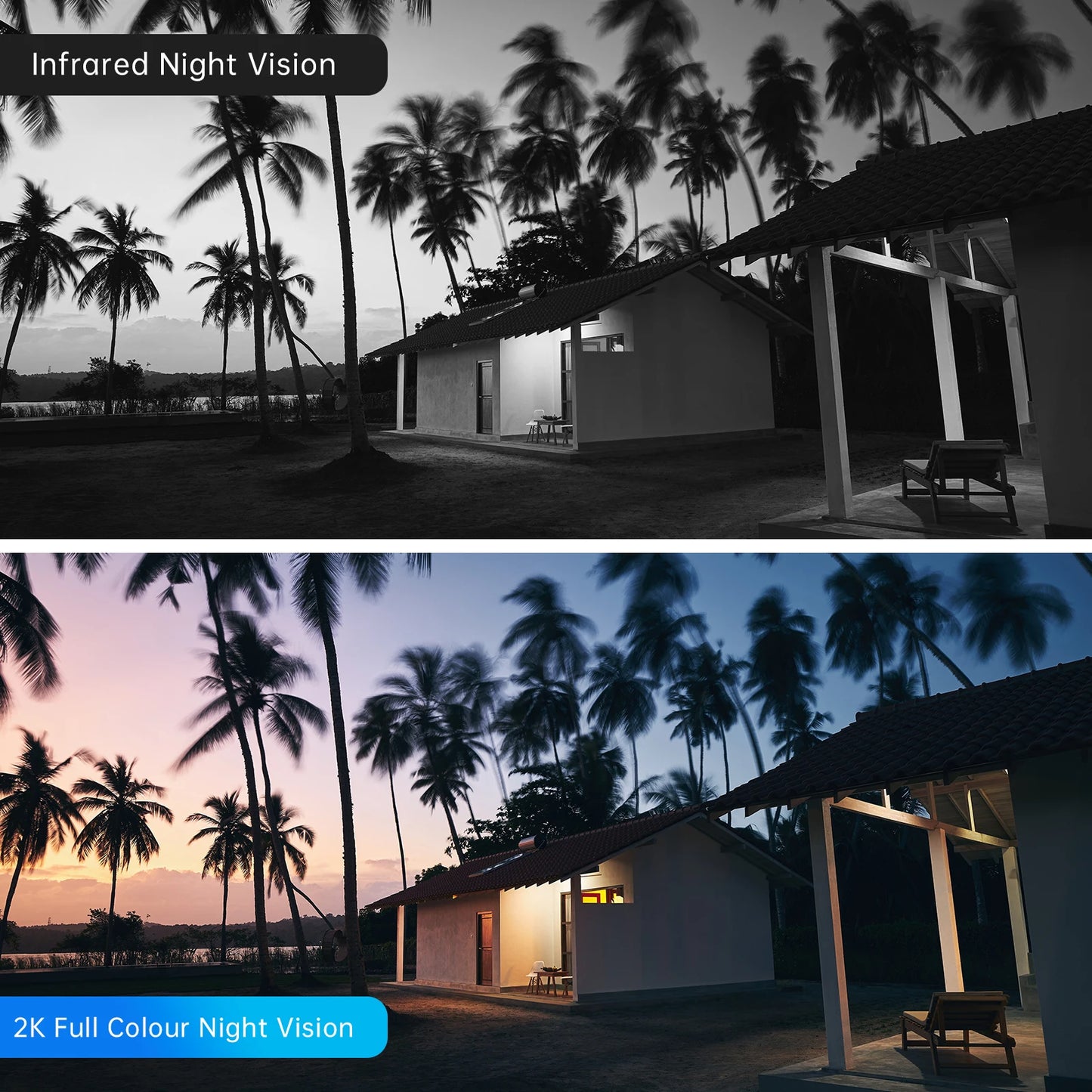 NOAHTEC 3MP Indoor Wireless Security Camera With WiFi