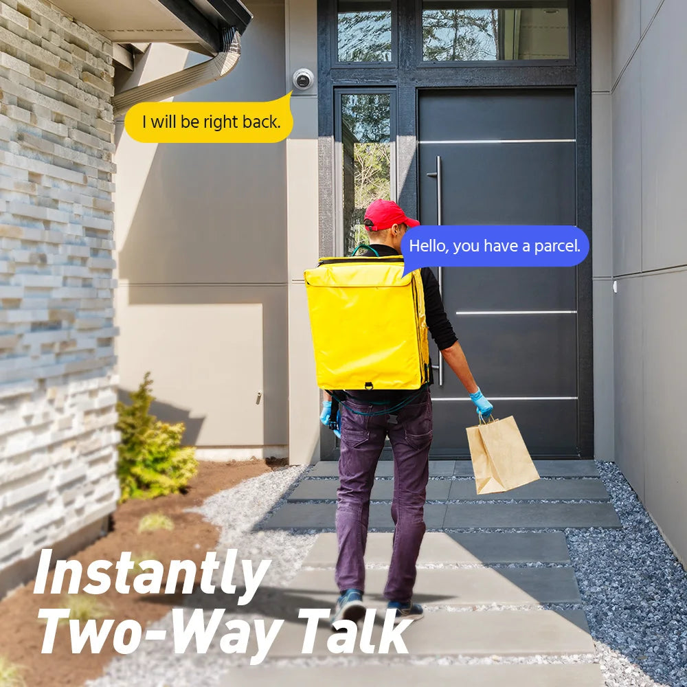 ANNKE 8MP 4K Security Camera with 4mm H.265+ Compression Two-Way Audio Smart Dual-Light Real-Time Surveilla Motion Detection 2.0