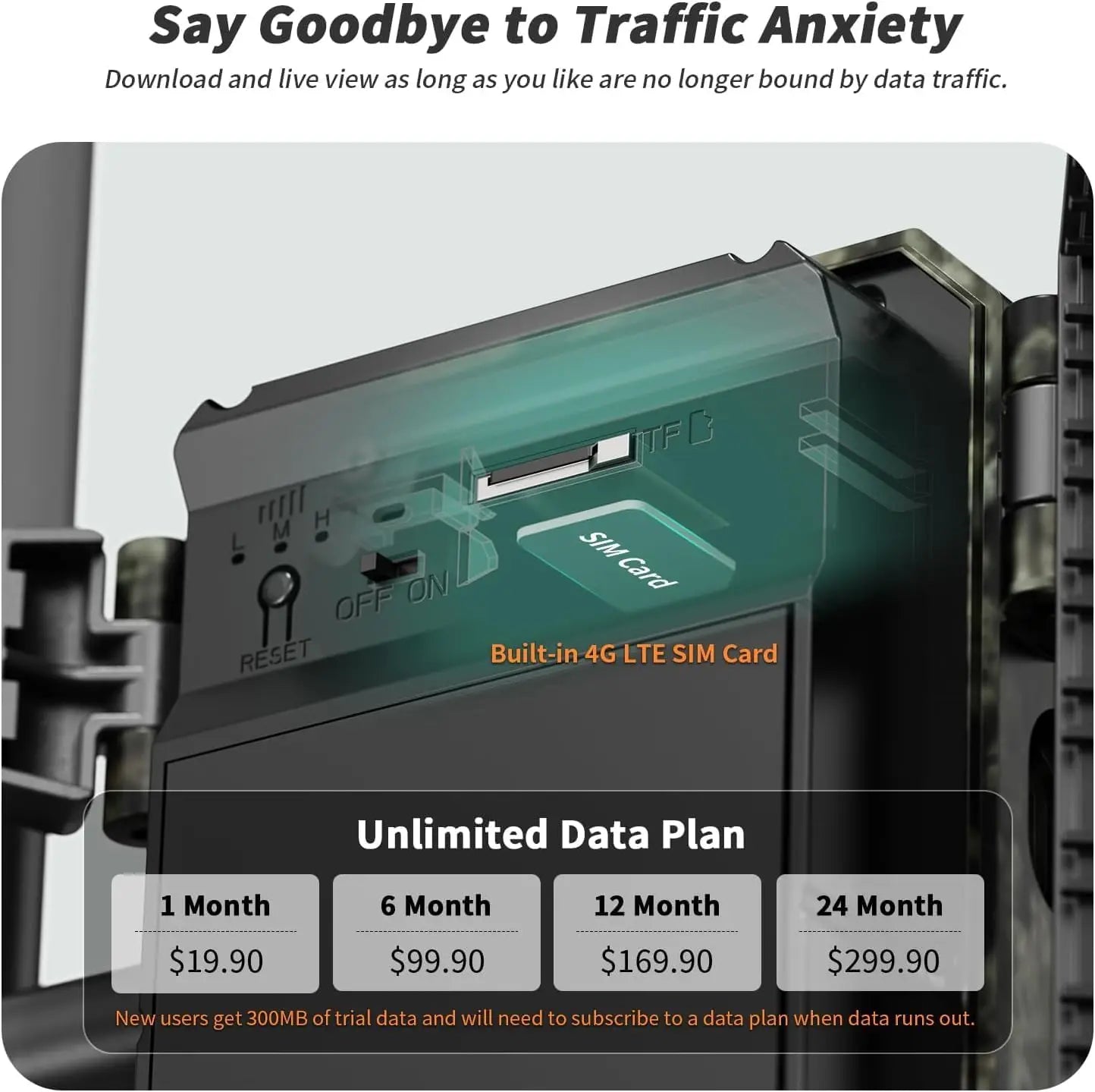 4G LTE Cellular Trail Camera With Live Streaming 2K